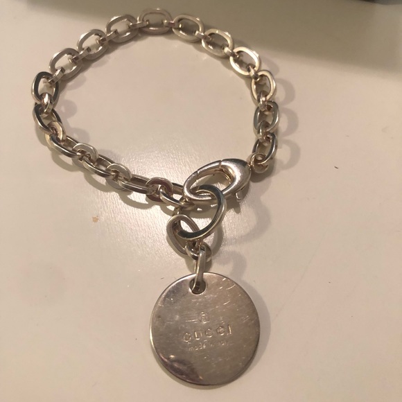GUCCI BRACELET -STERLING SILVER - Picture 1 of 7